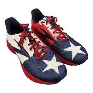 Brooks Launch 8 Limited Edition Patriotic Texas Star Sneakers sz9